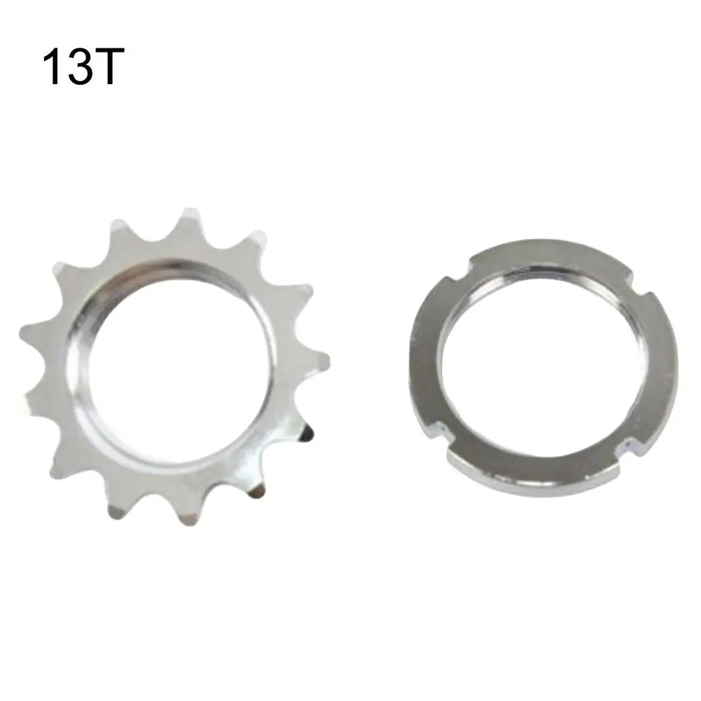 13/14/15/16/17/18T Fixed Gear Track Bike Single Speed 1/8inch Steel Cog Lock Ring Bicycle Accessories Replacement Parts