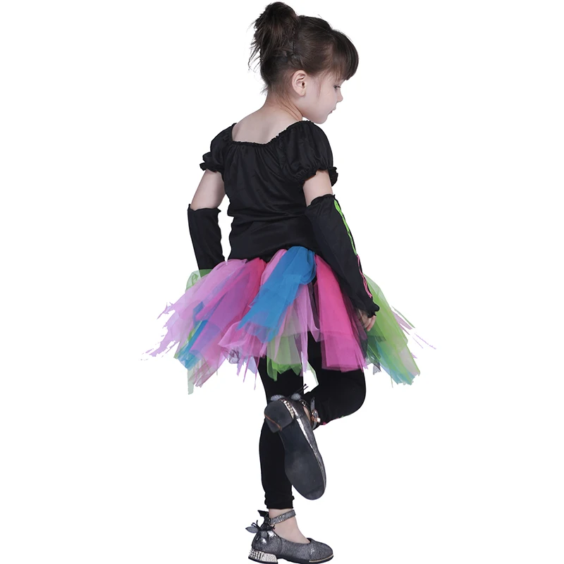 Eraspooky Funky Punky Bones платье-пачка костюм на Хэллоуин для семьи взрослых/детей Скелет комбинезон вечерние группа нарядное платье