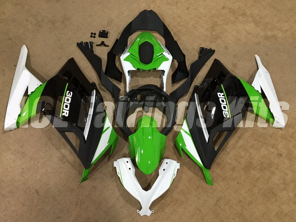 ABS обтекатель комплект для Kawasaki Ninja300 EX300 300R 2013, 13, 14, 15, 16, 17, Обтекатели индивидуальный дизайн