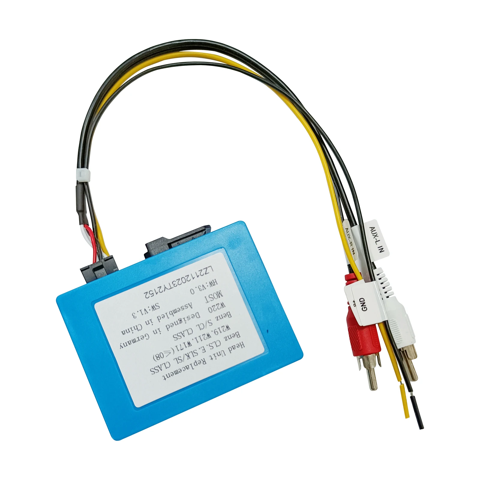 

ZLTOOPAI Car Stereo Radio Optical Fiber Decoder Most Box for Mercedes Benz E CLS SLK SL S CL Series (W219 W211 W171) (≤ 2008)