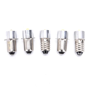 

High quality 2.2cm x 1cm 3W E10 P13.5S LED For Focus Flashlight Replacement Bulb Torch Work Light Lamp