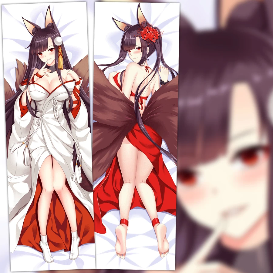 Аниме-наволочки для игр Akagi Azur переулок сексуальная девушка обнимает тело