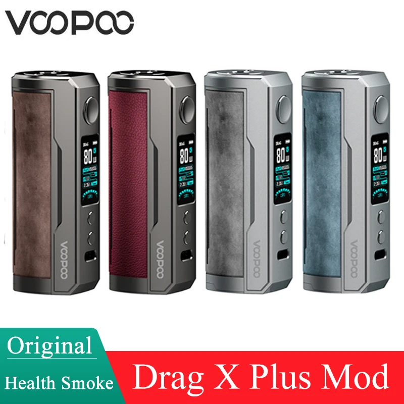 Оригинальный бокс-мод VOOPOO Drag X Plus 100 Вт поддержка TPP Pod Tank / PnP подходит для батареи