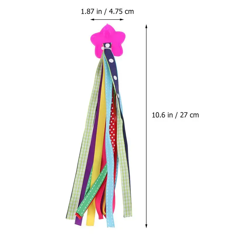 Bike Accessory Colorful Kids Kid Scooter For Kids Bike Decorations For Wagons Tassels Accessories 1 Pair