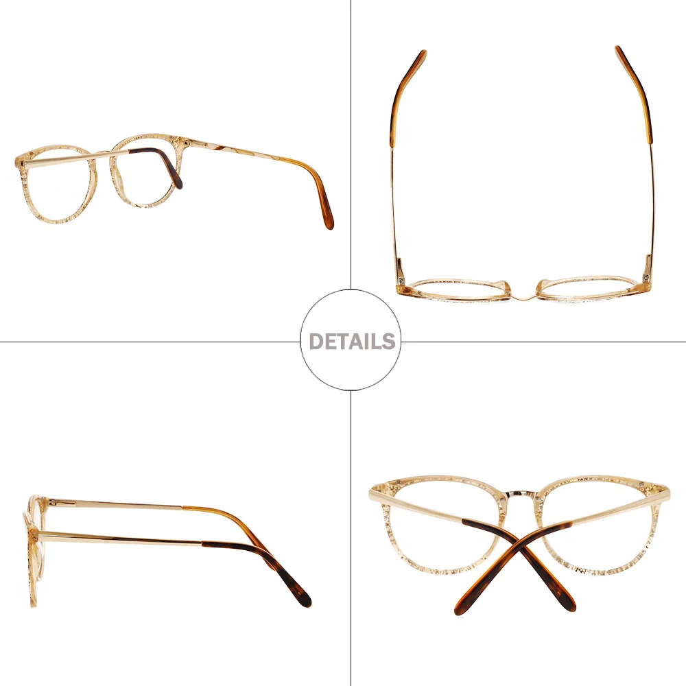 Настоящие оптические очки, ацетат, женские очки, оправа, металлическая оправа для ног, шелк, фирменный дизайн, очки по рецепту, близорукость, оправа, очки