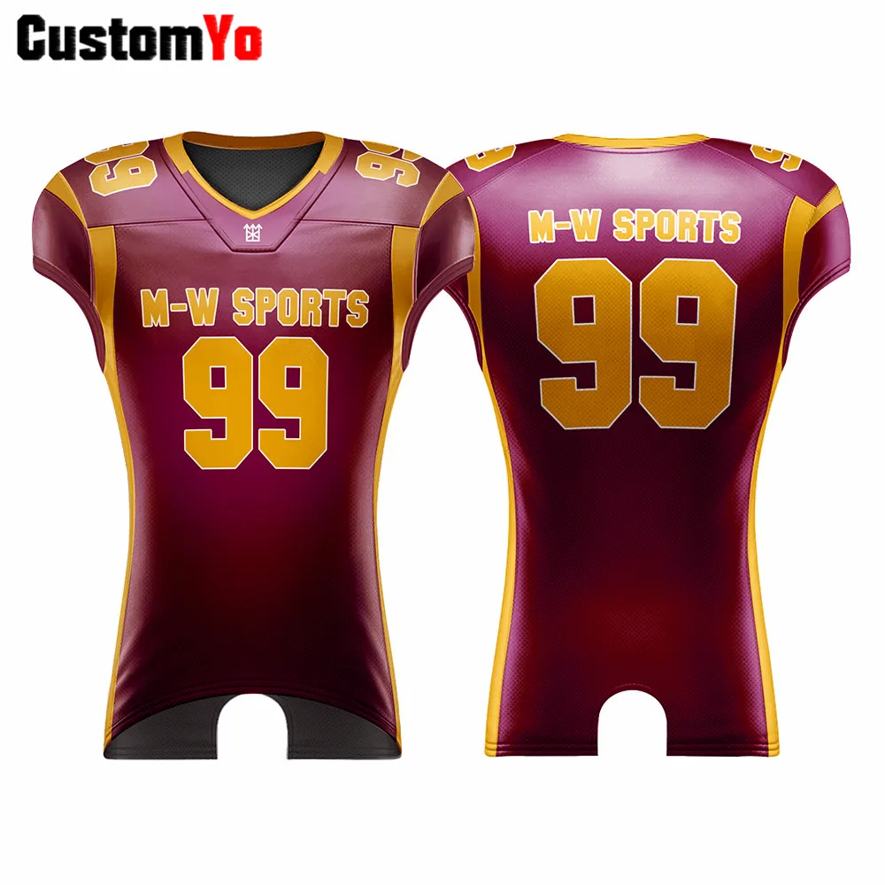 M-W спортивная одежда дизайн тренировочный Футбол Джерси Американский футбол Джерси