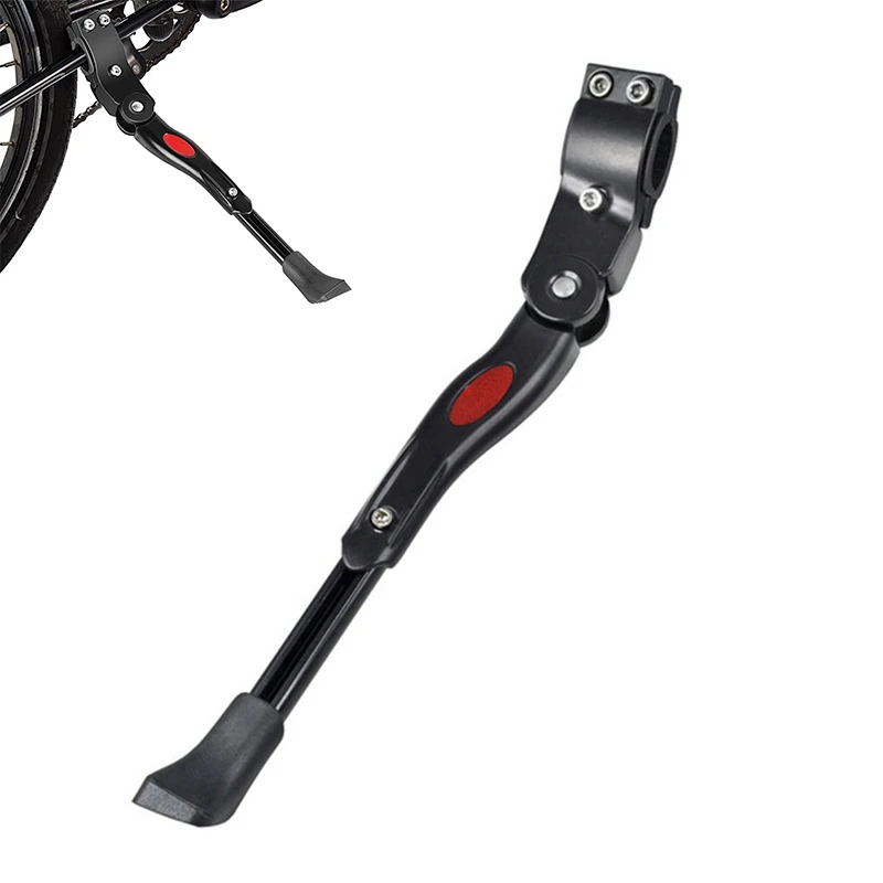 Black Регулируемая подставка из алюминиевого сплава для велосипеда MTB велосипедная часть-черный - Цвет: Black