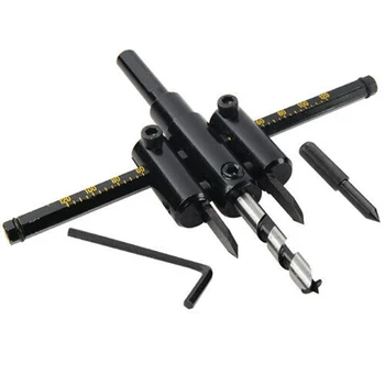 

Handy Adjustable Circle Hole Saw Drill Bit Cutter Kit DIY Tools Accessories Spotlight Drillings Woodworking