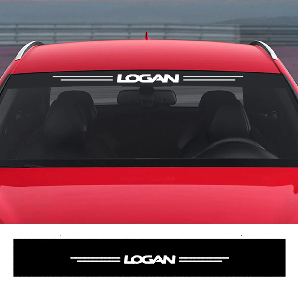 Светоотражающие наклейки на переднее и заднее стекло автомобиля для Renault Dacia Logan