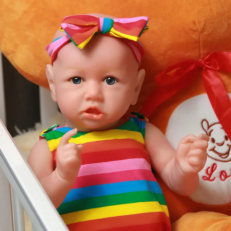 

Hot Sale 55CM Newborn Realistic Reborn Baby Doll Lifelike Handmade Doll Toy For Children Best Birthday Gifts And Playmates