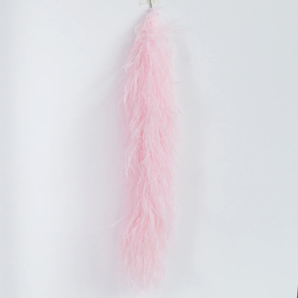 50Cm Fluffy Natural Ostrich Feather Boas Feathers for Crafts Decoration Wedding Evening Dress Decorative Christmas Tree Plumes