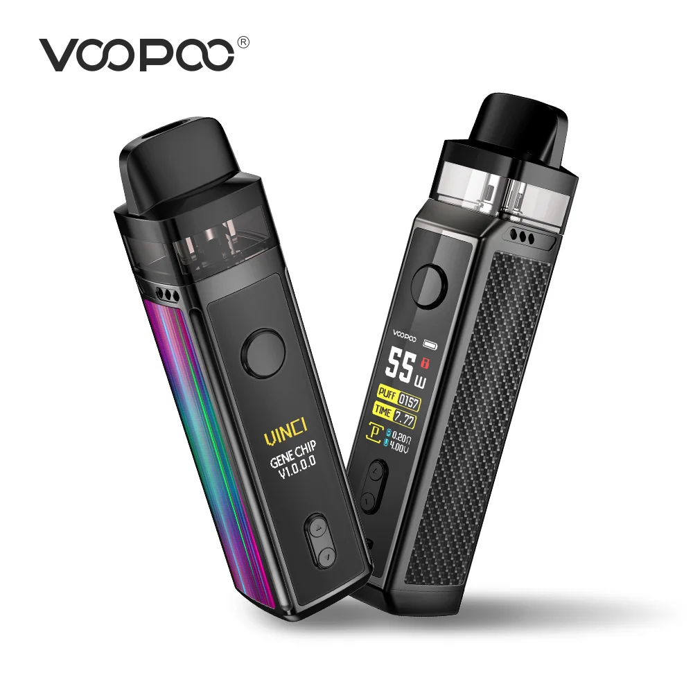 

VOOPOO VINCI MOD Pod Vape Kit 1500mAh Built-In Battery 5.5ml Capacity and PnP VM1 R1 Mesh Coils Vape Kit E-Cigs Vaporizer