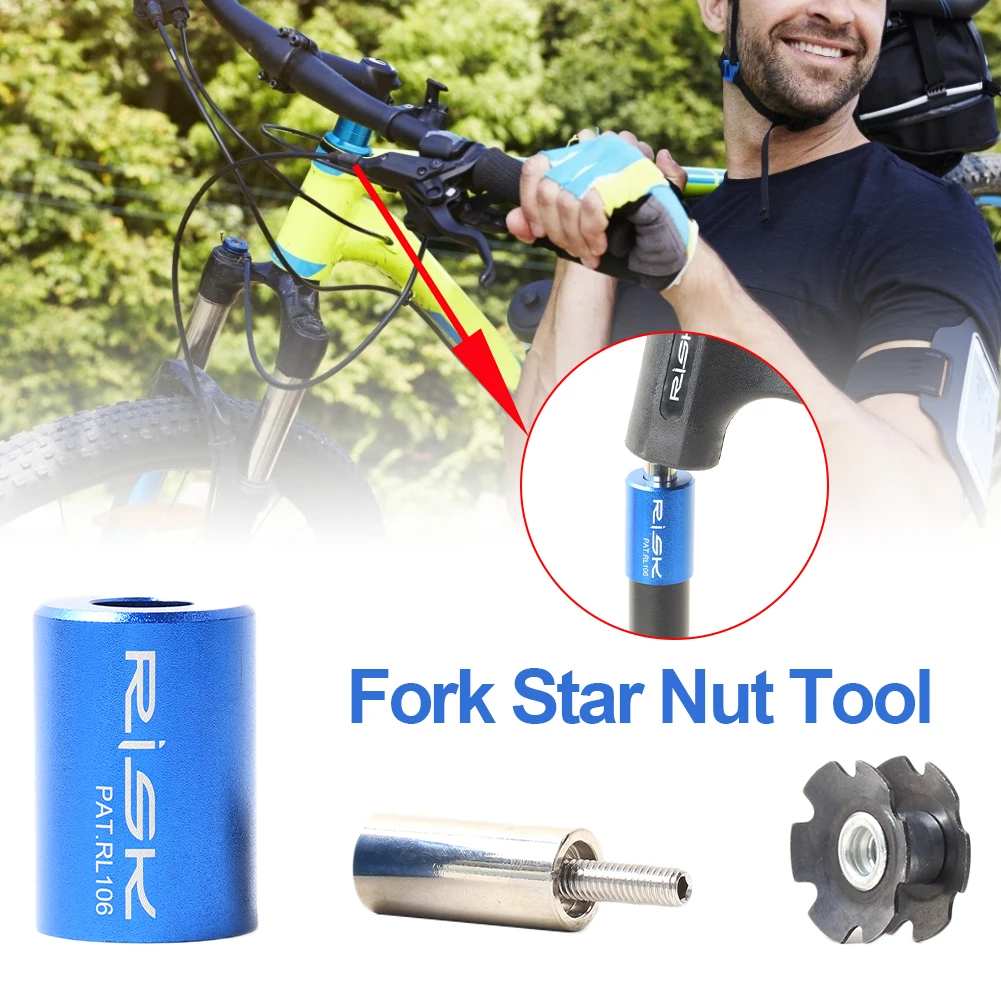 BicycleFrontForkStarNutInstallationToolBicycleHeadsetToolwith