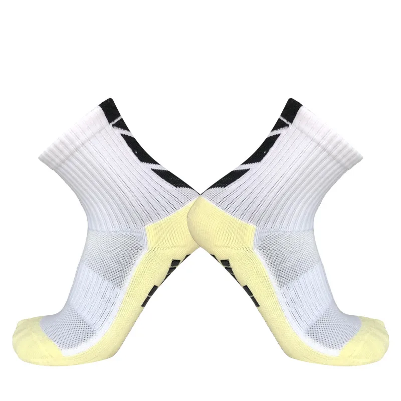 Противоскользящие подошвенные резиновая пробка футбольные носки мужские спортивные гетры пятки в форме стрелки футбольные носки для мужчин wo