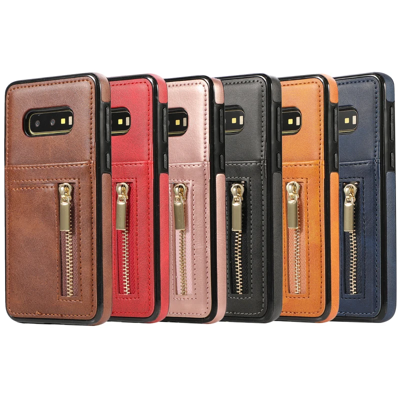 

Zipper Wallet for samsung galaxy s20 ultra phone cover for samsung galaxy s20 plus Anti-fall Back Shockproof cases