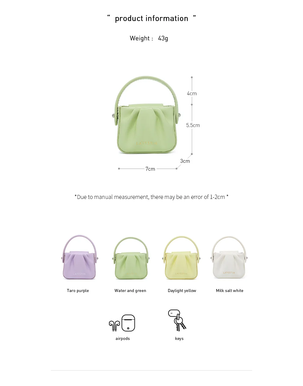 La Festin Designer Earepod Luxury Bags
