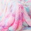 XC USHIO Super Soft Long Faux Fur Coral Fleece Blanket Warm Elegant Cozy With Fluffy Sherpa Throw Blanket Bed Sofa Blankets Gift ► Photo 3/6