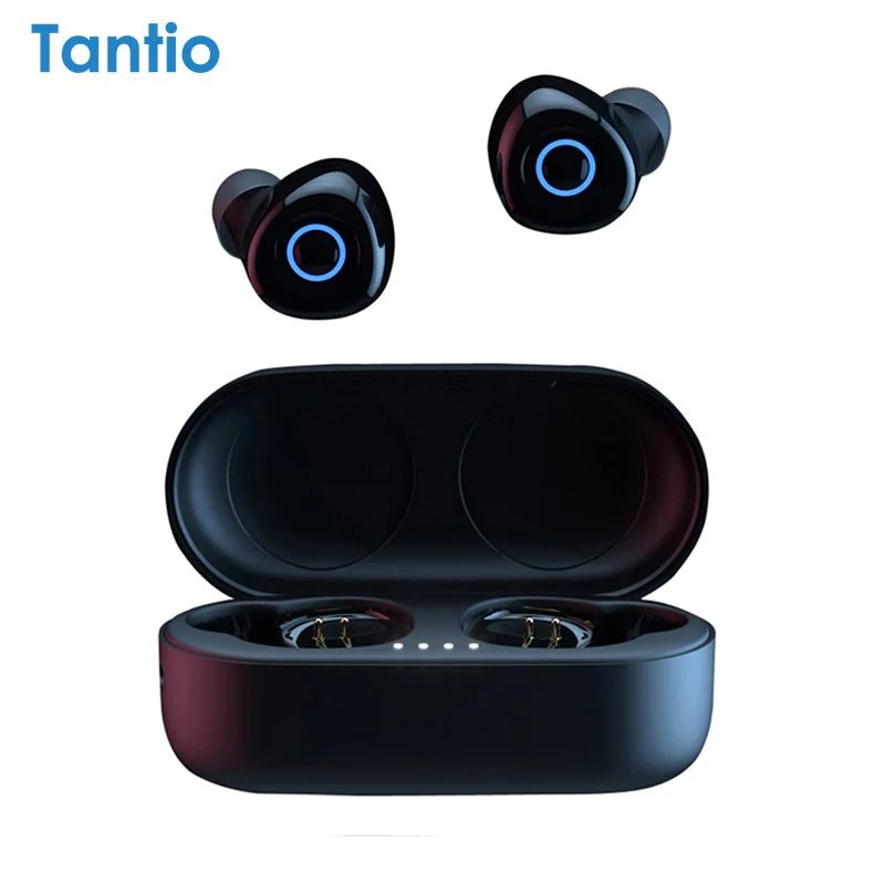 Настоящие беспроводные наушники T1 Bluetooth Премиум звук со светодиодным