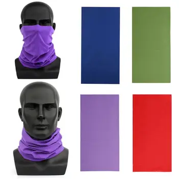 

New Unisex Seamless Magic Scarf Neck Gaiter Tube Solid Color Street Dance Face Mask Cycling Sunscreen Dustproof Bandana