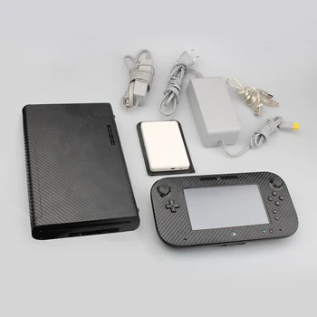 

For Nintendo Wii U Deluxe 320GB Black System Console Base and controller with Two Chargers Used