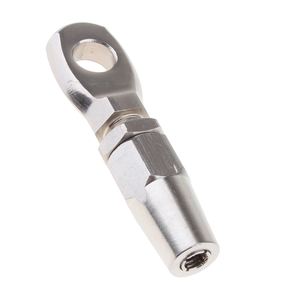 316 Marine Grade Stainless Steel Swageless Eye Terminal For 8mm Wire Rope