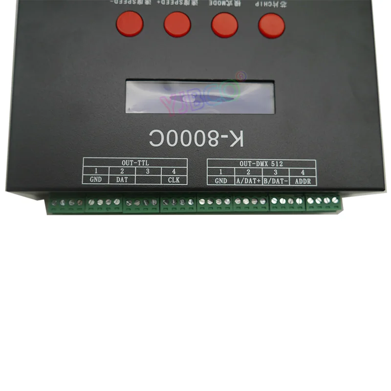 US $106.09 K8000C Programmable DMXSPI SD Card LED Pixel ControllerOffLineDC524V For RGB Full Color Led Pixel Light Strip