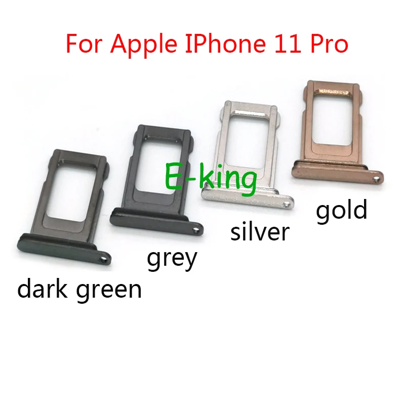 10pcs For Iphone 11 Pro Sim Card Slot Tray Holder Sim Card Reader