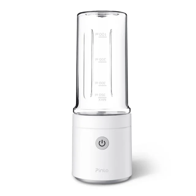 white Xiaomi Pinlo 350 мл соковыжималка для фруктов, портативная машина для фруктов и овощей, USB перезаряжаемая соковыжималка для извлечения сока, чашка для домашнего путешествия - Цвет: white