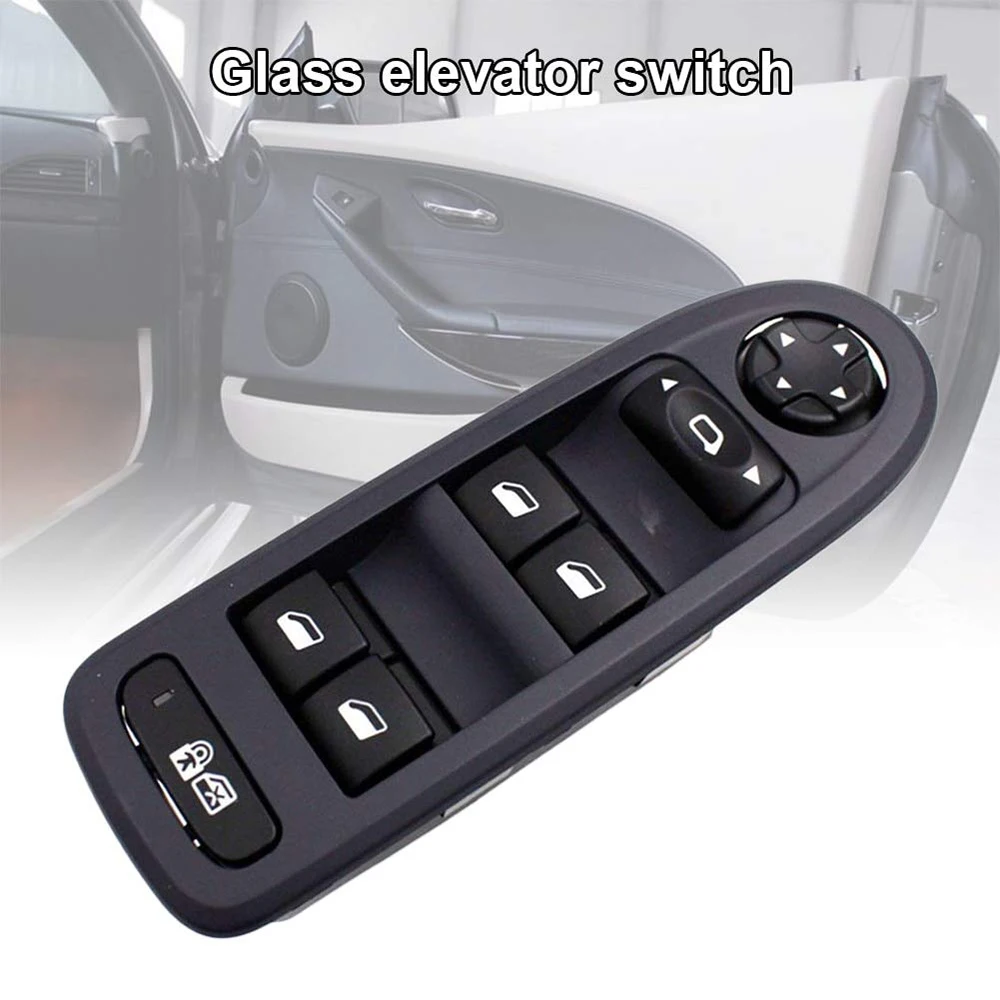 

Electric Door Switch Power Window Lifter Master Control Button Locks For 2007-2012 Peugeot 308 5 Door Hatchback Wagon 96644915