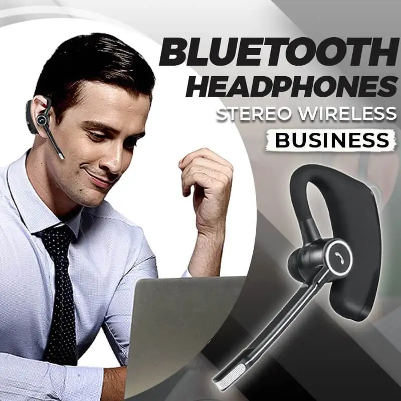 Stereo Wireless Business Bluetooth Headphones Bluetooth Earphone
