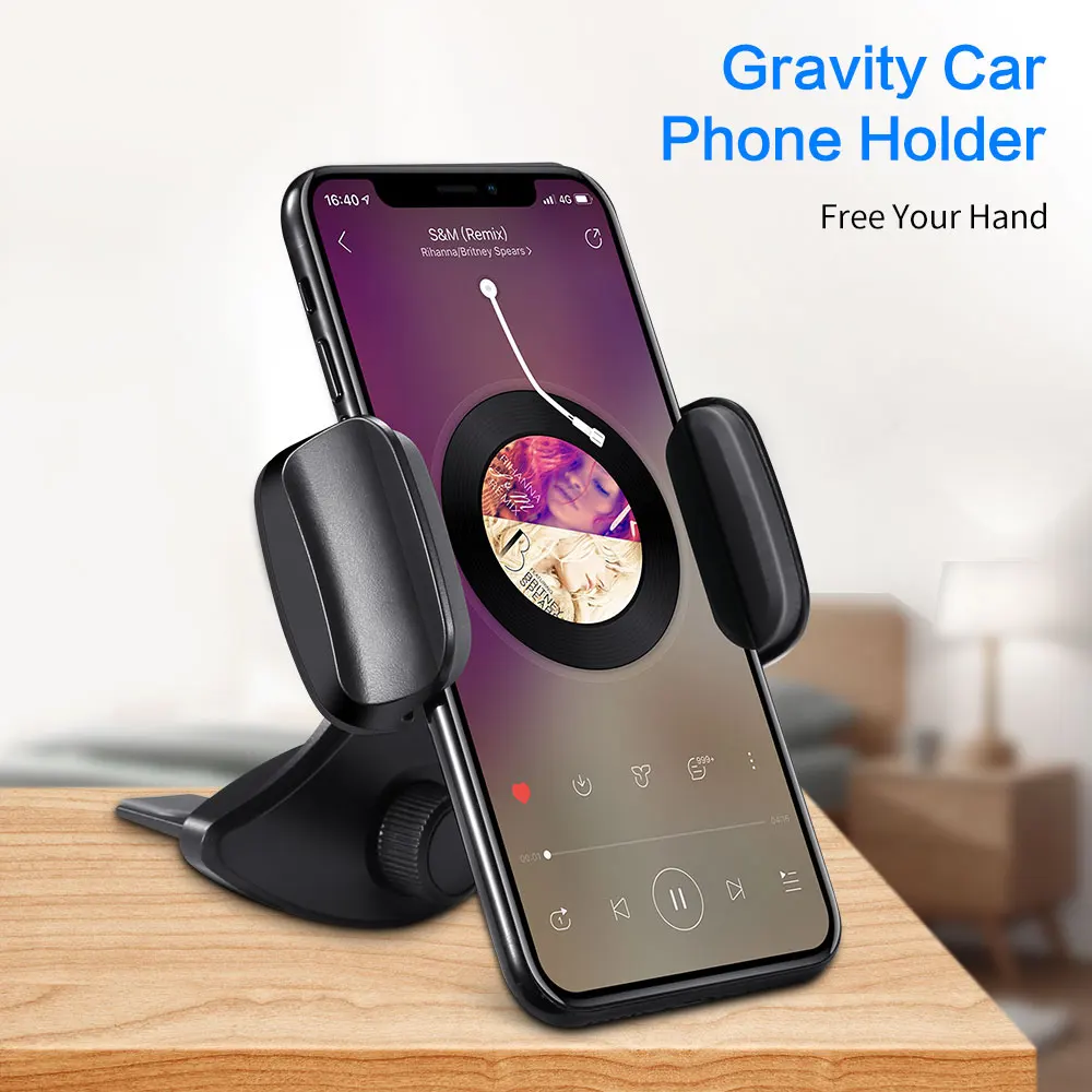  KISSCASE Auto Telefon Halter CD Slot-Halterung Für iPhone Samsung 360 Grad Rotation Universal Handy