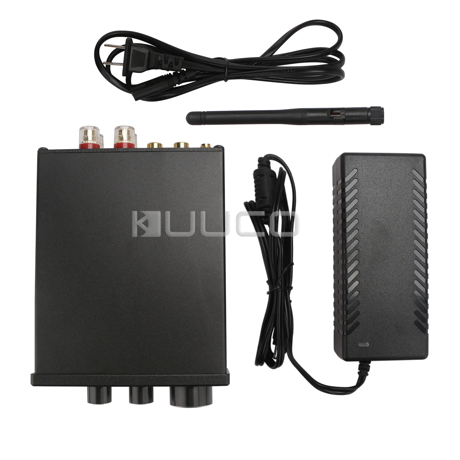 2,0 канальный усилитель 50Wx2 Bluetooth DC 12-24V 2.0CH BT Класс D домашний усилитель стерео ручка управления и 24В адаптер питания