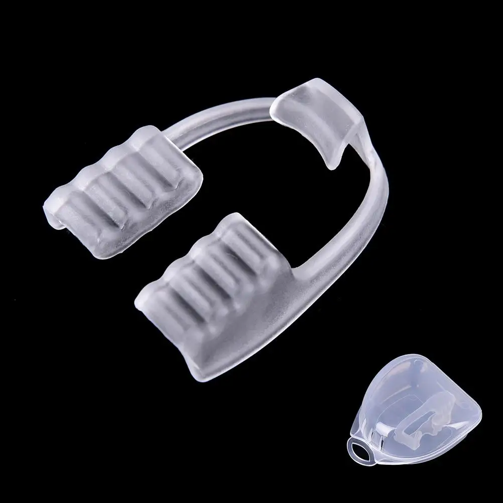 New Silicone Dental Mouth Guard Stop Teeth Grinding Bruxism Eliminate Clenching Sleep Aid for for Boxing Basketball