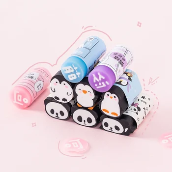 

1Pc Cute Animal Erasers Creative Rubber Pencil Erasers For Kids Gifts School Office Supplies Stationery