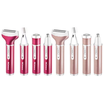 

4 In 1 Epilator Female Eyebrow Trimmer Epilator Shaver For Hair Removal Epilator Face Depilador Female Bikini Depilatory