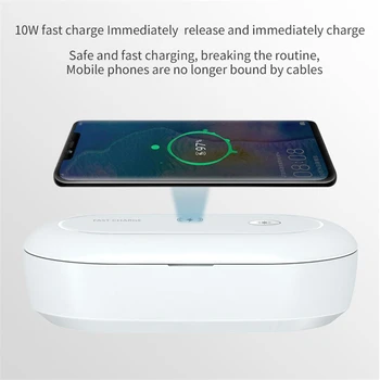 

Ultraviolet disinfection box mobile phone wireless fast charger portable multifunctional aromatherapy sterilization box