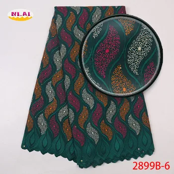 

Nigeria Dress Cotton Lace Fabric, New Flower Party Lace, Swiss Voile Lace Fabric Newest Coming Stock Mr2899b