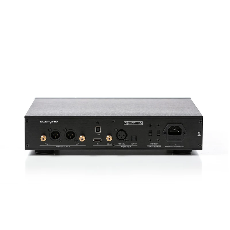GUSTARD DAC X26 Dual ES9038PRO DSP PLL Native Balanced декодер 115в 230в|Цифро-аналоговые преобразователи