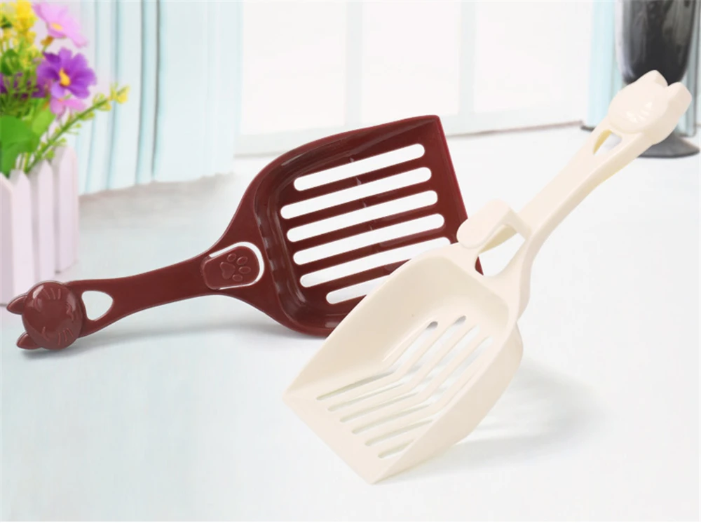 Durable Pet Dog Cat Plastic Cleaning Tool Puppy Kitten litter Scoop Cozy Sand Scoop Poop Shovel Product For Pets Cat Supplies (11)