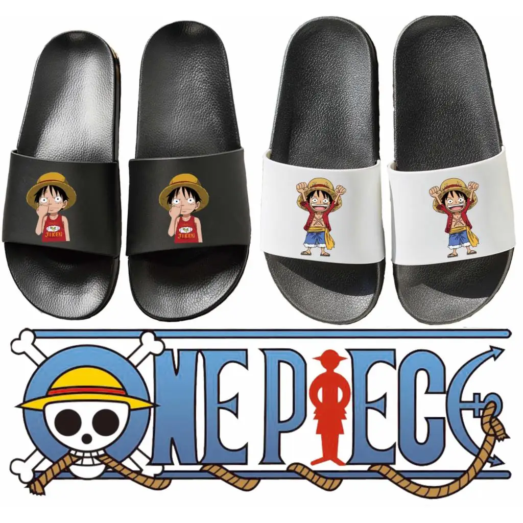 Anime One Piece Slippers Luffy Chopper Ace Slippers Men Women Kawaii  Cosplay Spring Summer Boy Non-slip Large Size Home Shoes - Shoes -  AliExpress