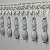 1M Acrylic Beaded Lace Curtain Sewing Tassel Fringe Upholstery Ribbon Trim ► Photo 2/6