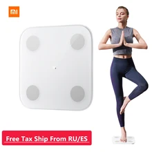 Xiaomi умный состав тела Жир весы 2 13 тела Дата BMI здоровье цифровой Вес весы Mifit приложение 16 член Дата запись