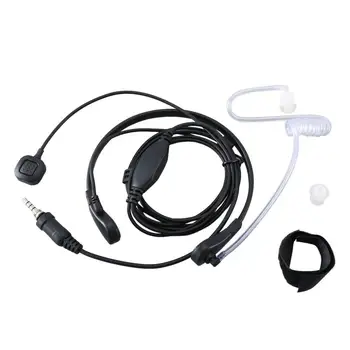 

VX170R For Walkie-talkie Headset Throat Mic Vacuum Sound Transmission CS Headset Extendable Throat Microphone Mic Earpiece