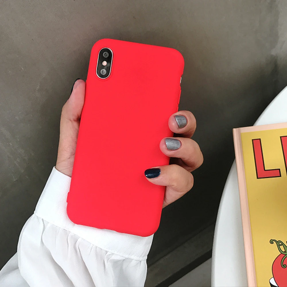 A-Red ZLNHIV чехол для влюбленных с сердцем для iphone 11 pro X XR XS MAX 6 6s S 7 8 plus, сумка для телефона, Аксессуары для мобильных телефонов, чехол для телефона, противоударный - Цвет: A-Red