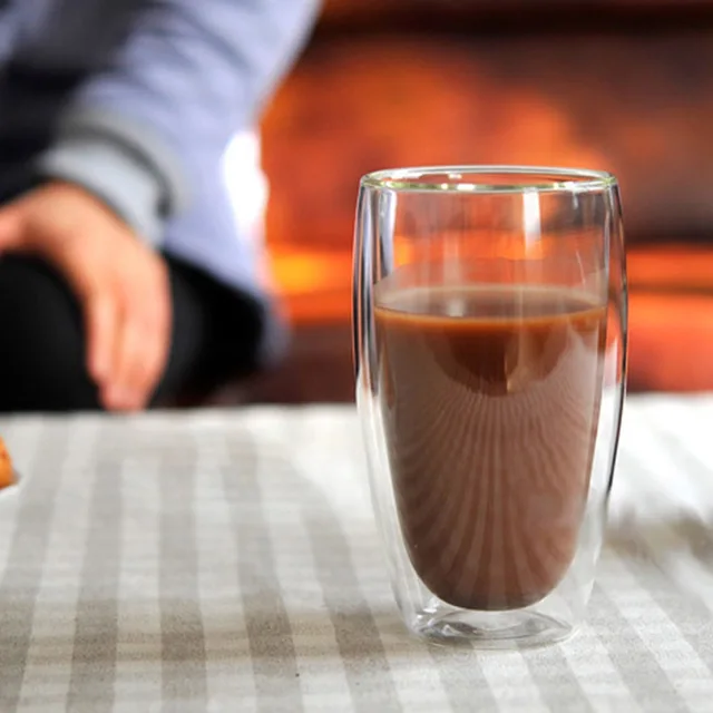 CHEF'S UNIQUE Tazas de café de vidrio de doble pared de 16 onzas, tazas de  café aisladas con tapa, t…Ver más CHEF'S UNIQUE Tazas de café de vidrio de