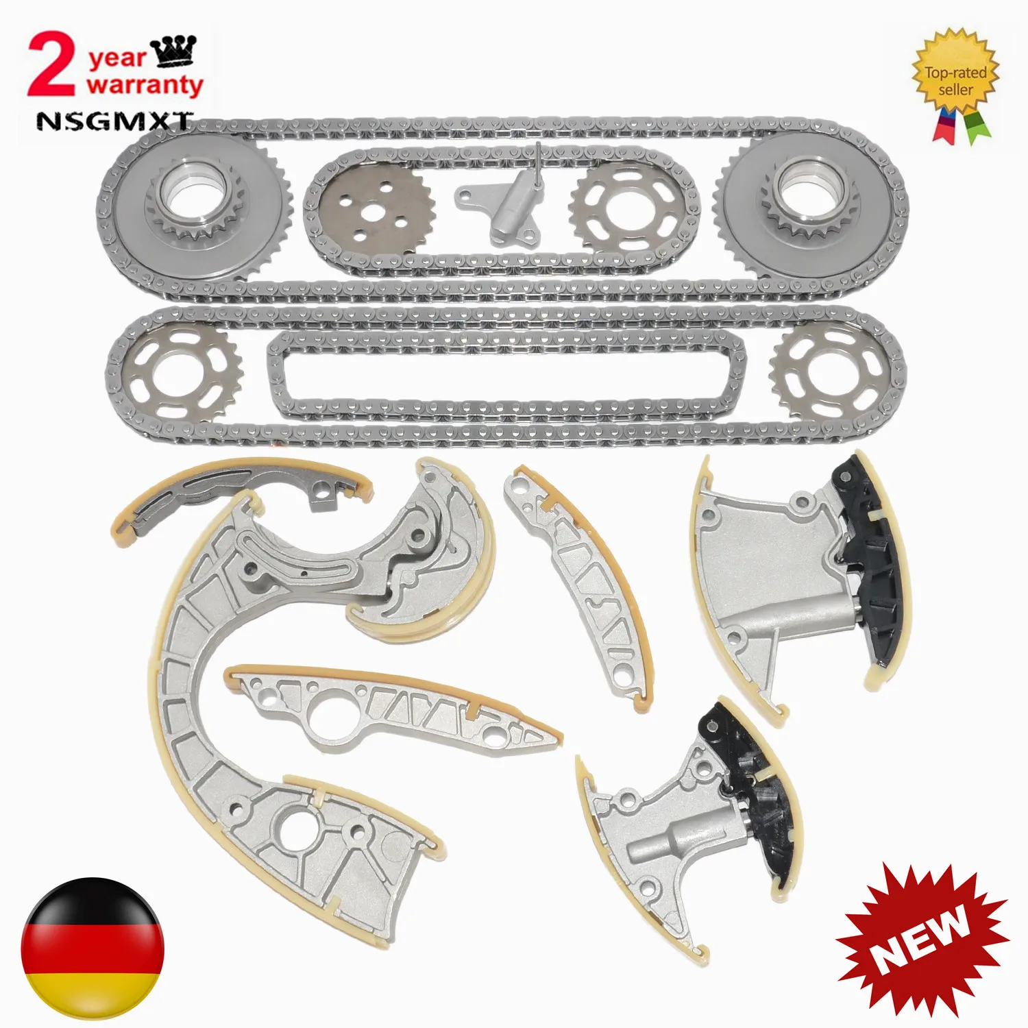 Комплект натяжных цепей AP01 для Audi A4 A6 Allroad Avant A8 Q7 VW Touareg 2 7 3 0 TDI 059109229J 079109229D 059109217C| |