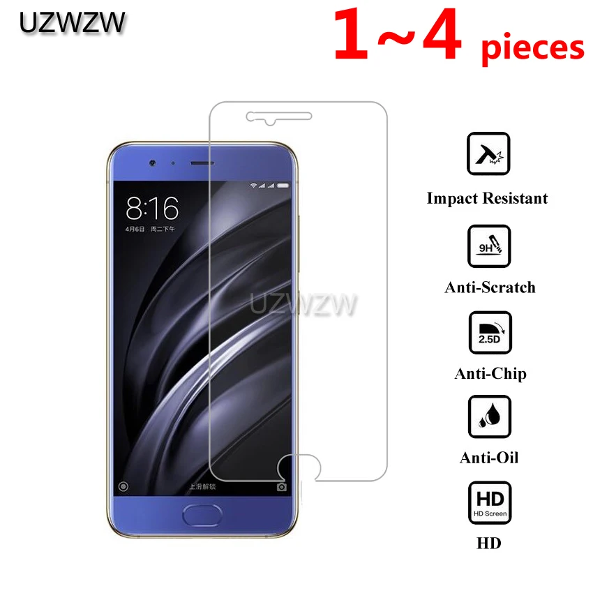 

For Xiaomi Mi 6 Glass 2.5D 0.26mm Screen Protective Tempered Glass For Xiaomi Mi 6 Mi6 Screen Protector Guard Film