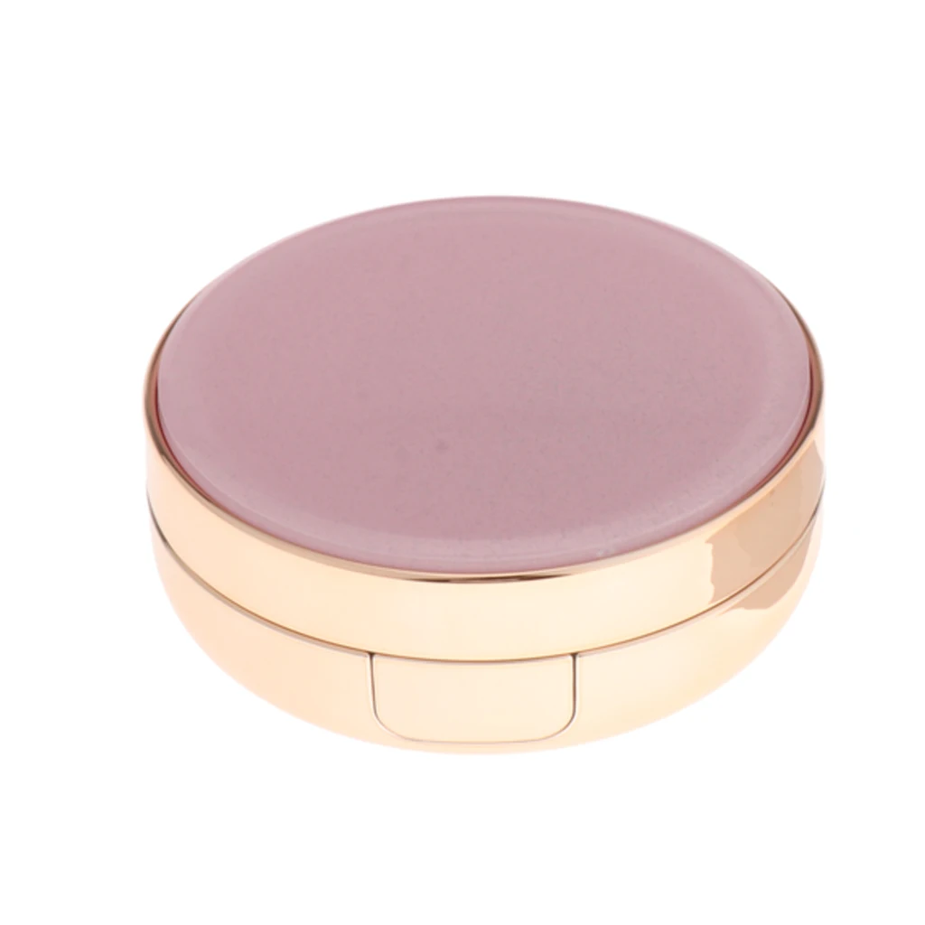 Pink Empty Air Cushion Puff Case Powder Container Cosmetic Concealer BB CC Cream Compact Box