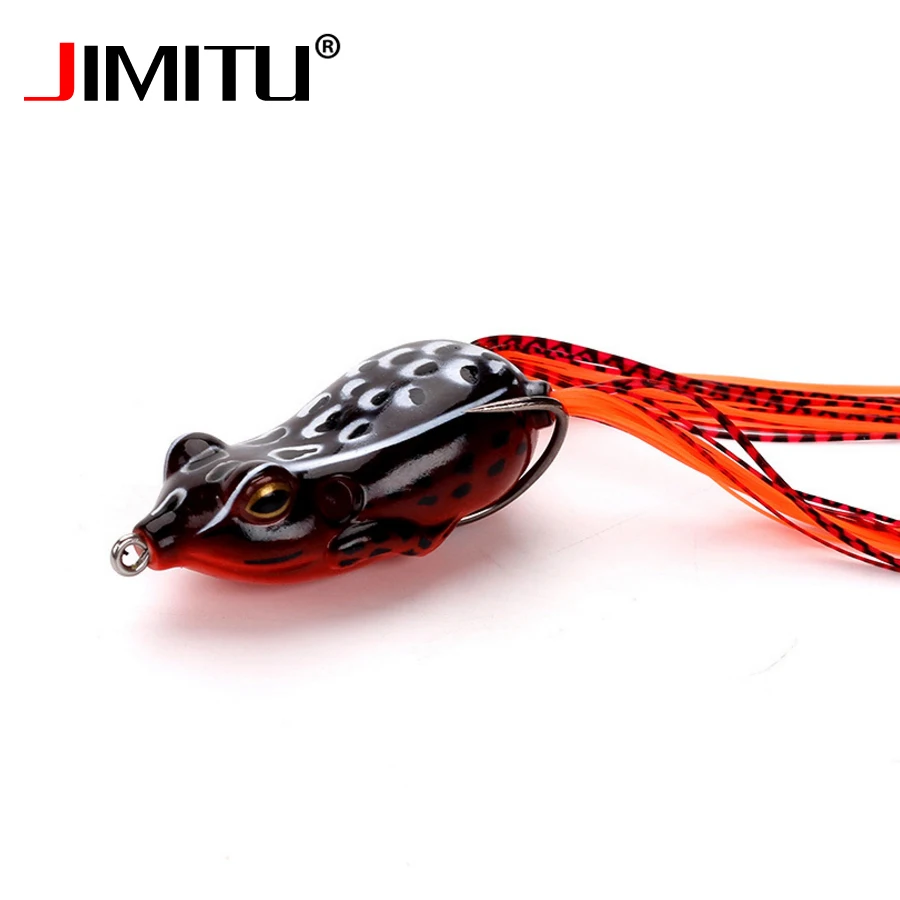 

JIMITU Frog soft lure 60mm 15g Lifelike fly trolling leurre souple Insect fishing bait Bass trout pesca leurre dur silicone bait