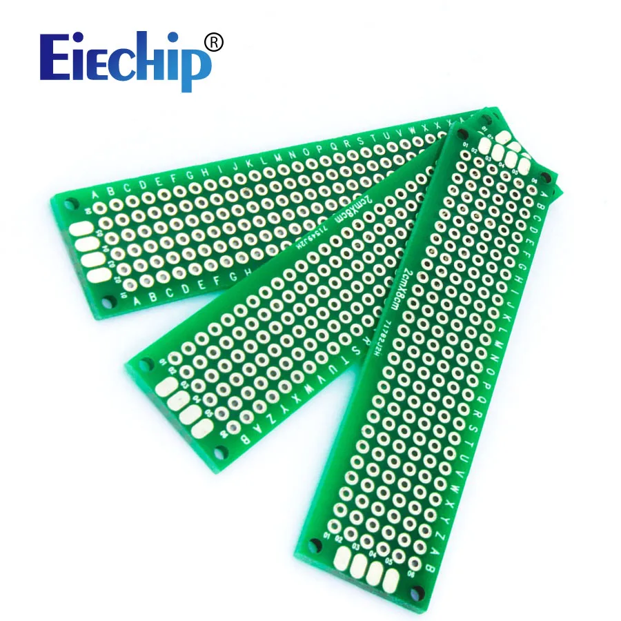 5pcs/lot 2x8cm Double Side prototype PCB board DIY Universal Printed Circuit Board DIY Electronic Kit 5pcs electronic pcb board 2x8cm diy universal printed circuit board 2 8cm double side prototyping pcb for arduino copper plate